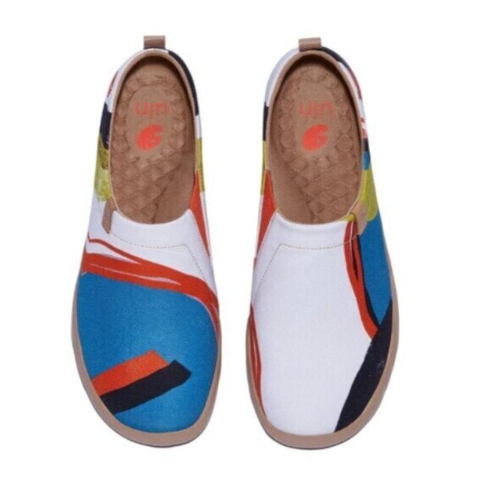 Mens 6.5 UIN Men Slip On Shoes Canvas Comfortable Loafers Release Yourself